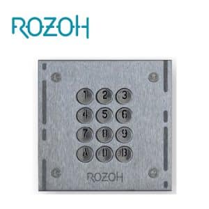 R302-0002 – Clavier codé 12 touches SANS lecteur de badges mains-libres – encastrement